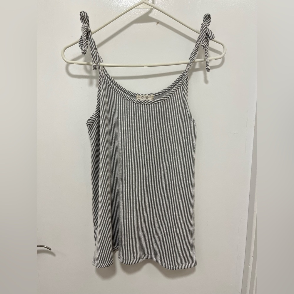 Olivia Rae Stripped Tie Top